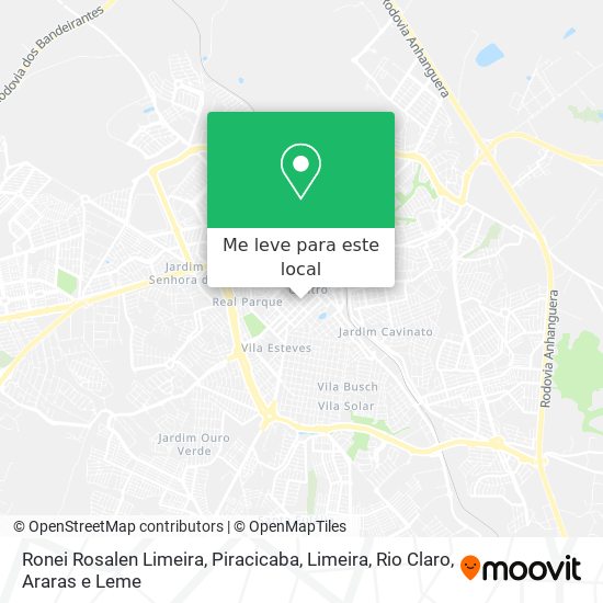 Ronei Rosalen Limeira mapa