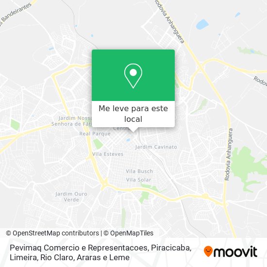 Pevimaq Comercio e Representacoes mapa