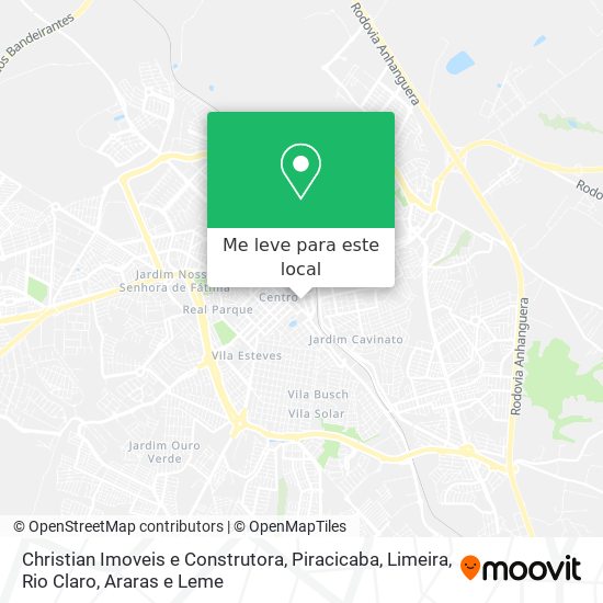Christian Imoveis e Construtora mapa