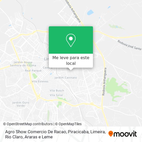Agro Show Comercio De Racao mapa