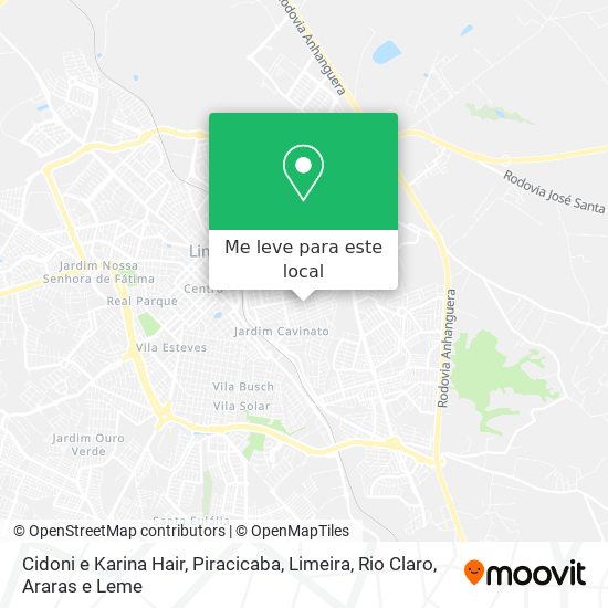 Cidoni e Karina Hair mapa
