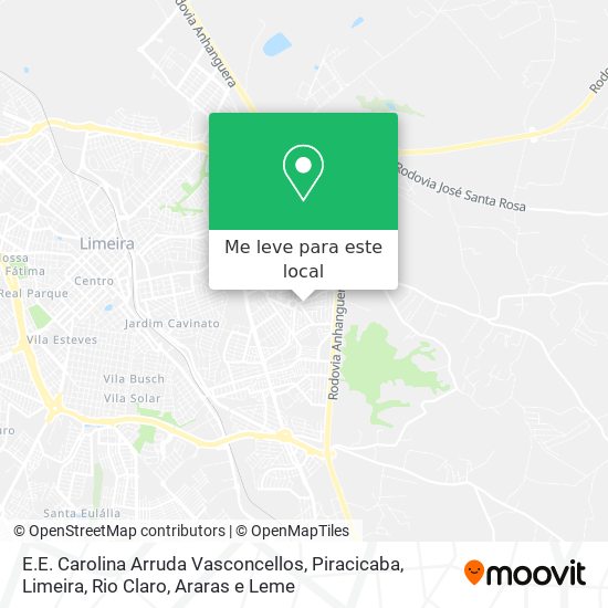 E.E. Carolina Arruda Vasconcellos mapa