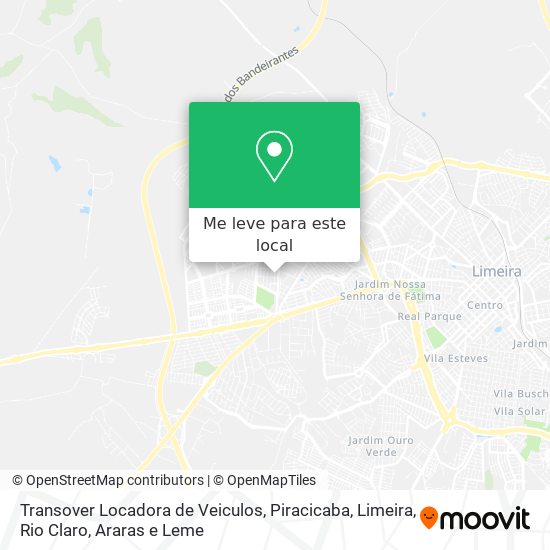 Transover Locadora de Veiculos mapa