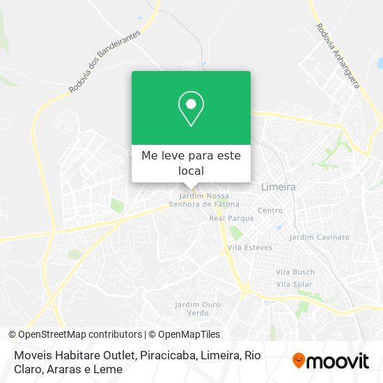 Moveis Habitare Outlet mapa