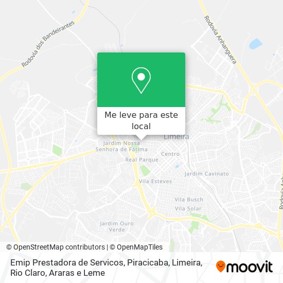 Emip Prestadora de Servicos mapa
