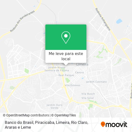Banco do Brasil mapa