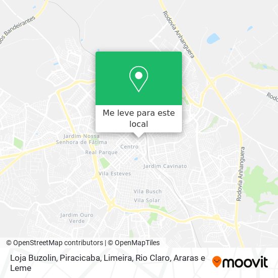 Loja Buzolin mapa