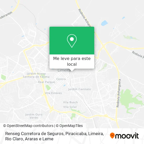 Renseg Corretora de Seguros mapa