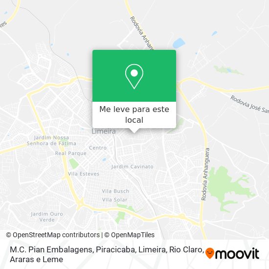 M.C. Pian Embalagens mapa