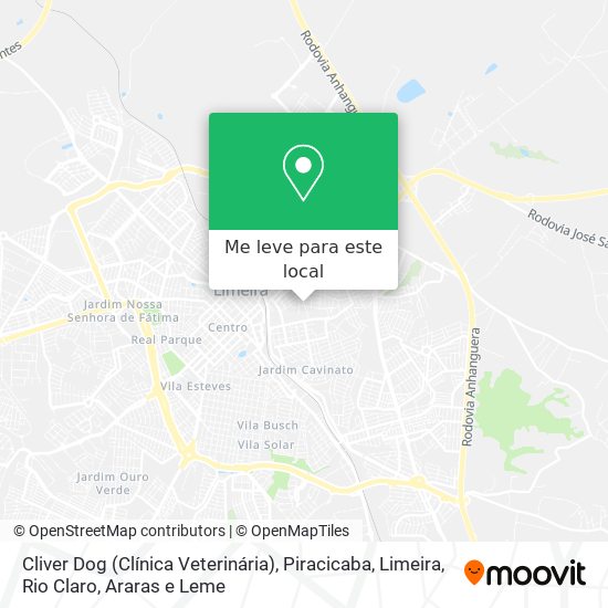 Cliver Dog (Clínica Veterinária) mapa
