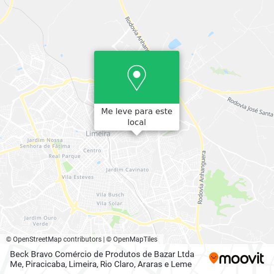 Beck Bravo Comércio de Produtos de Bazar Ltda Me mapa