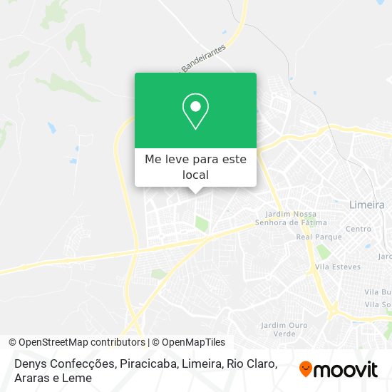 Denys Confecções mapa