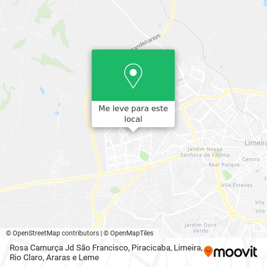 Rosa Camurça Jd São Francisco mapa