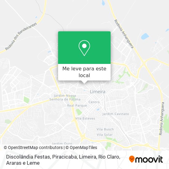 Discolândia Festas mapa