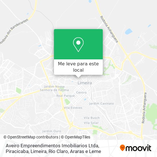 Aveiro Empreendimentos Imobiliarios Ltda mapa