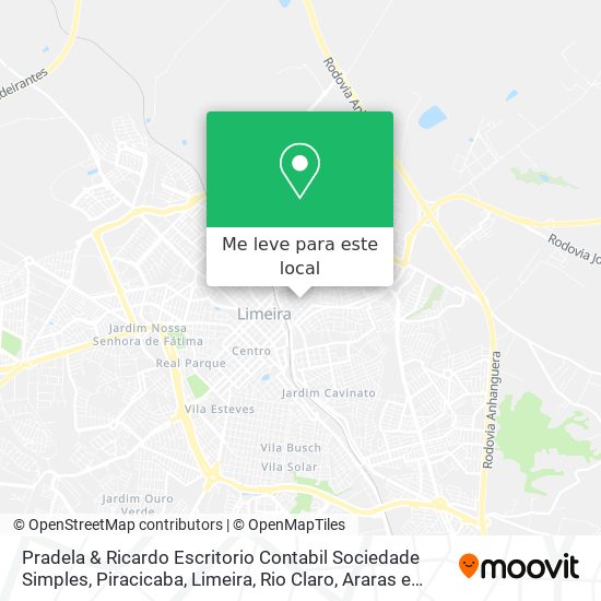 Pradela & Ricardo Escritorio Contabil Sociedade Simples mapa
