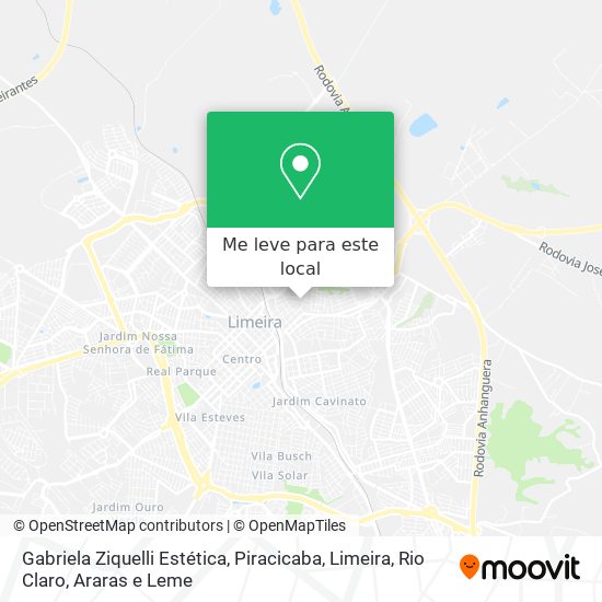 Gabriela Ziquelli Estética mapa
