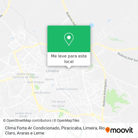 Clima Forte Ar Condicionado mapa