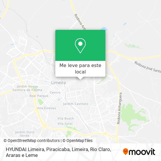 HYUNDAI Limeira mapa