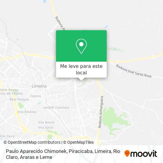 Paulo Aparecido Chimonek mapa
