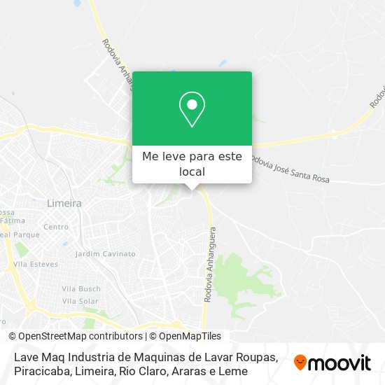 Lave Maq Industria de Maquinas de Lavar Roupas mapa