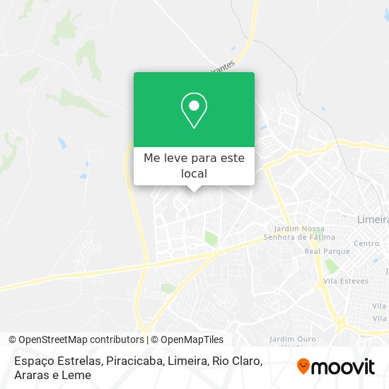 Espaço Estrelas mapa