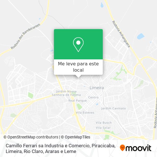 Camillo Ferrari sa Industria e Comercio mapa