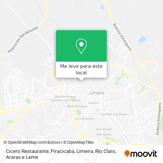 Cicero Restaurante mapa