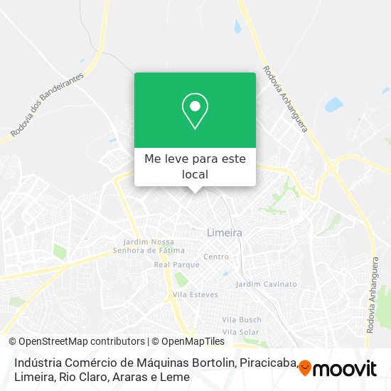 Indústria Comércio de Máquinas Bortolin mapa