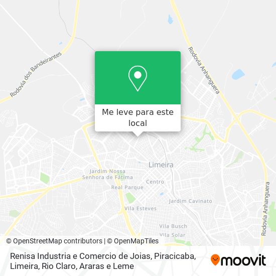 Renisa Industria e Comercio de Joias mapa