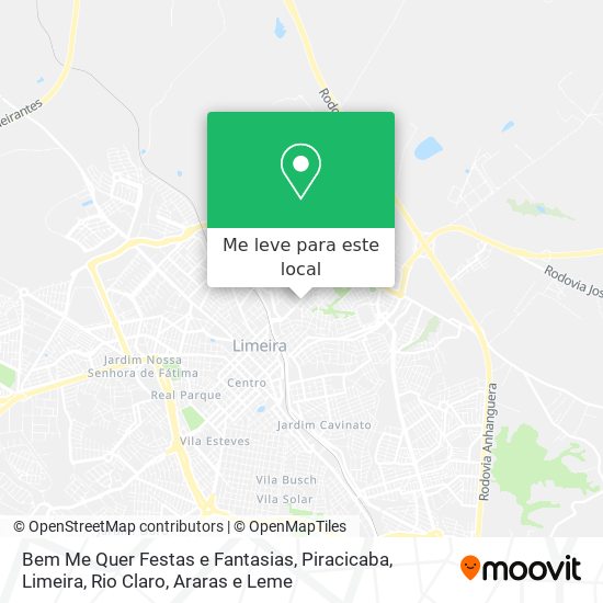 Bem Me Quer Festas e Fantasias mapa