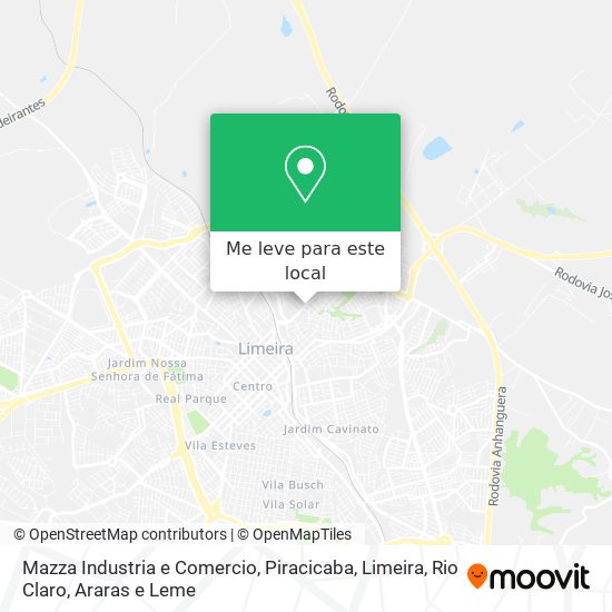 Mazza Industria e Comercio mapa