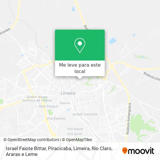 Israel Faiote Bittar mapa