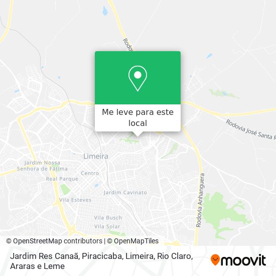 Jardim Res Canaã mapa