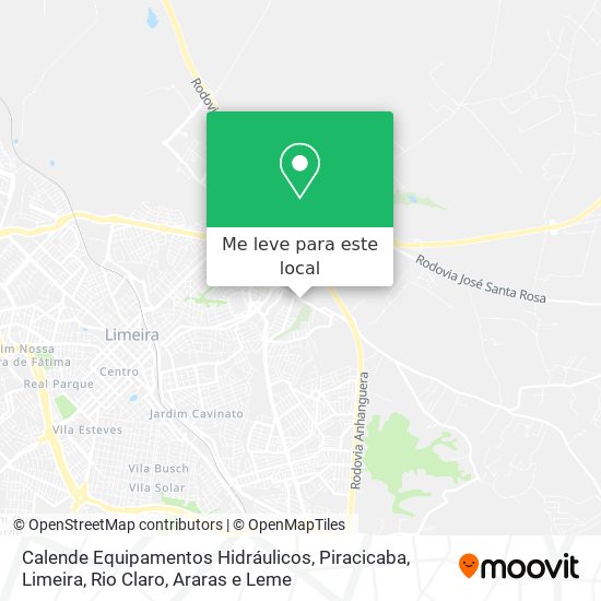 Calende Equipamentos Hidráulicos mapa