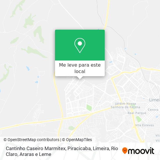 Cantinho Caseiro Marmitex mapa
