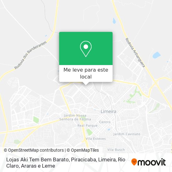 Lojas Aki Tem Bem Barato mapa