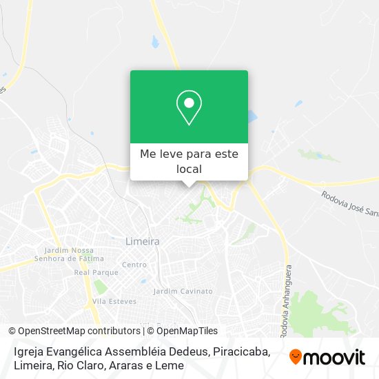 Igreja Evangélica Assembléia Dedeus mapa