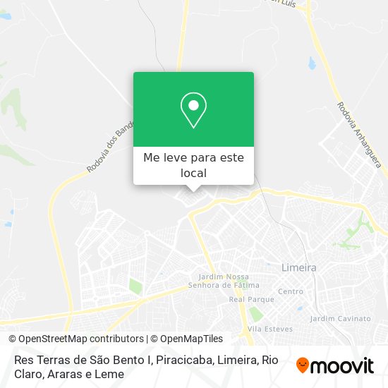 Res Terras de São Bento I mapa