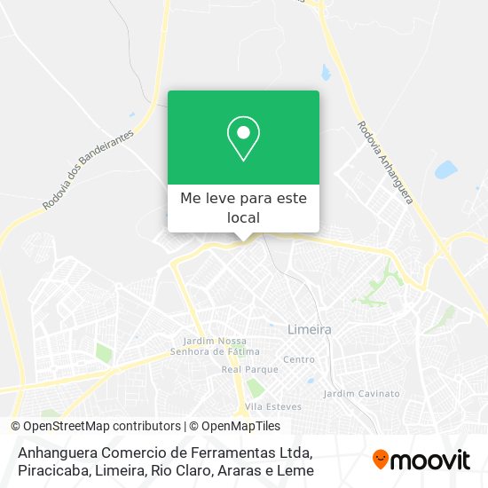 Anhanguera Comercio de Ferramentas Ltda mapa