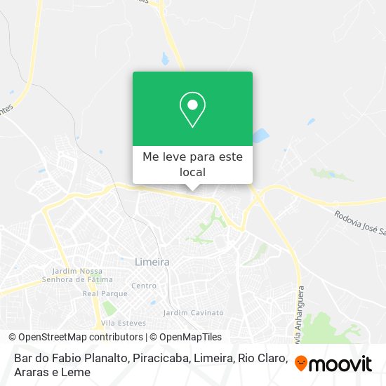 Bar do Fabio Planalto mapa