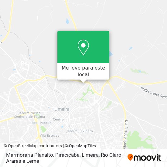 Marmoraria Planalto mapa