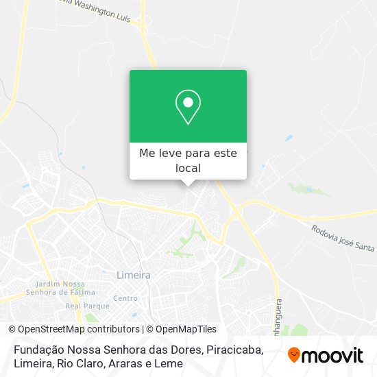 Fundação Nossa Senhora das Dores mapa