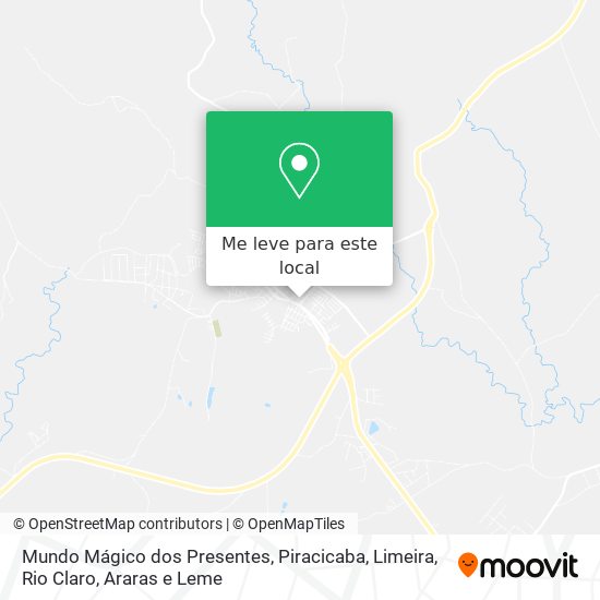Mundo Mágico dos Presentes mapa
