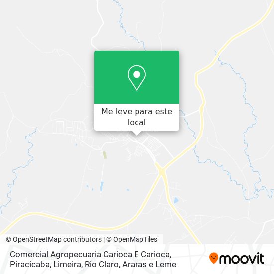 Comercial Agropecuaria Carioca E Carioca mapa