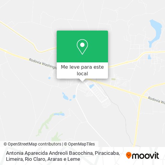 Antonia Aparecida Andreoli Bacochina mapa