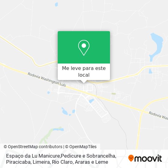 Espaço da Lu Manicure,Pedicure e Sobrancelha mapa