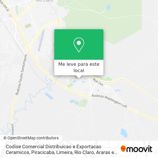 Codise Comercial Distribuicao e Exportacao Ceramicos mapa