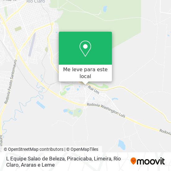 L Equipe Salao de Beleza mapa
