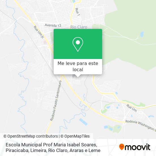 Escola Municipal Prof Maria Isabel Soares mapa